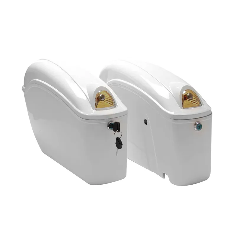 Universal Waterproof Motorcycle Side Boxes – Hard Saddlebags for Cruiser, Compatible with Lifan V16 / Yamaha, Thickened Tool Storage Panniers